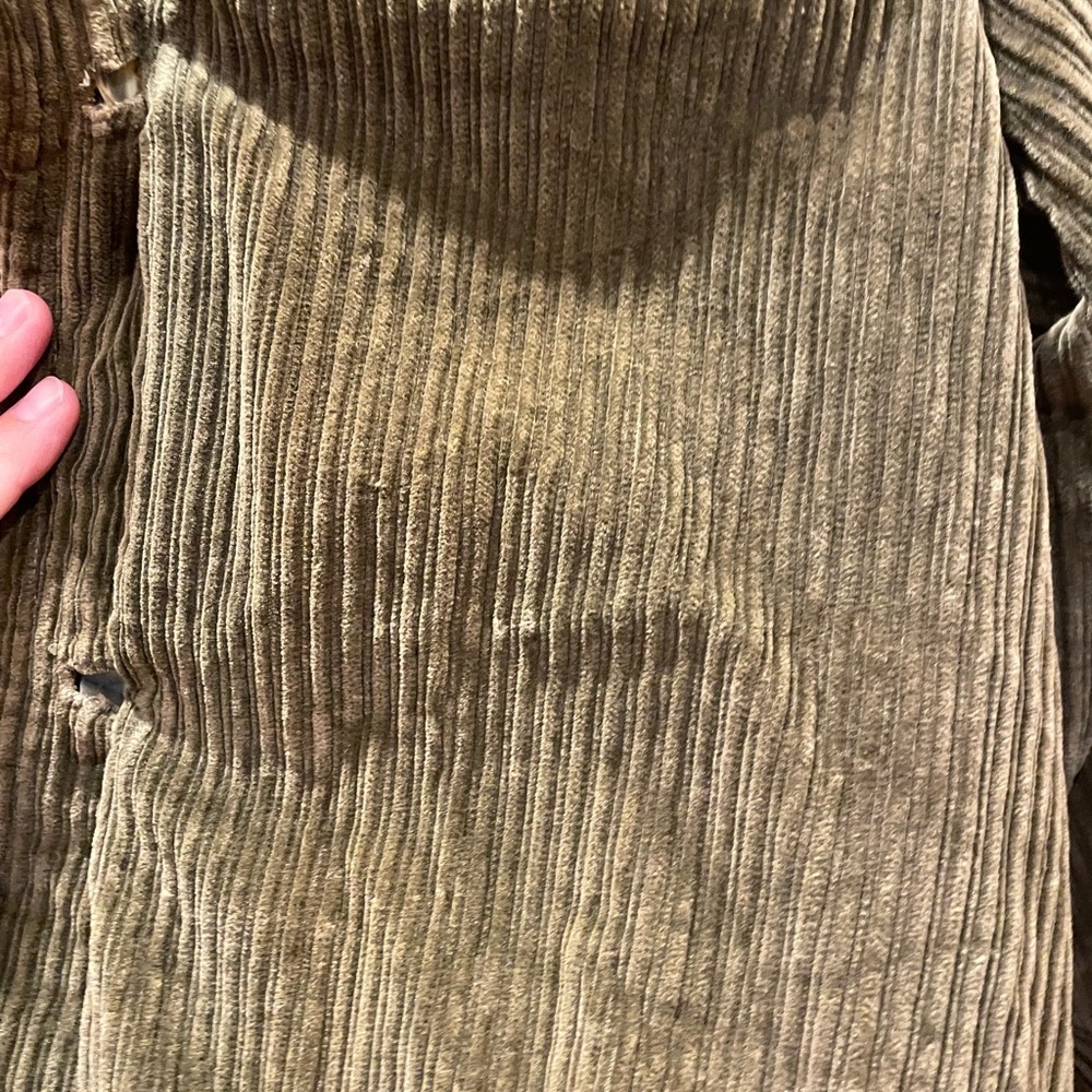 Vintage olive Corduroy coat - Picture 8 of 9